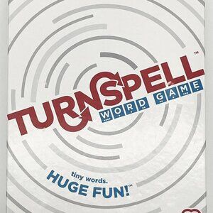 TurnSpell Word Game by Mattel Family Board‎ Game Tiny Words Huge Fun Strategy